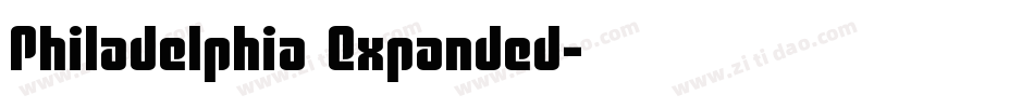 Philadelphia Expanded字体转换